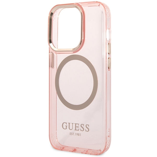 Guess Gold Outline MagSafe Case inkl. MagSafe Powerbank 5000mAh