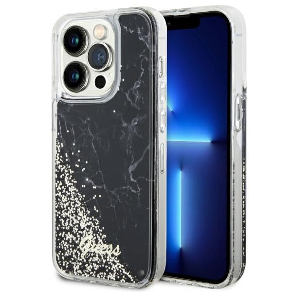 Guess Liquid Glitter Marble Case