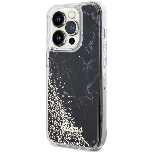 Guess Liquid Glitter Marble Case