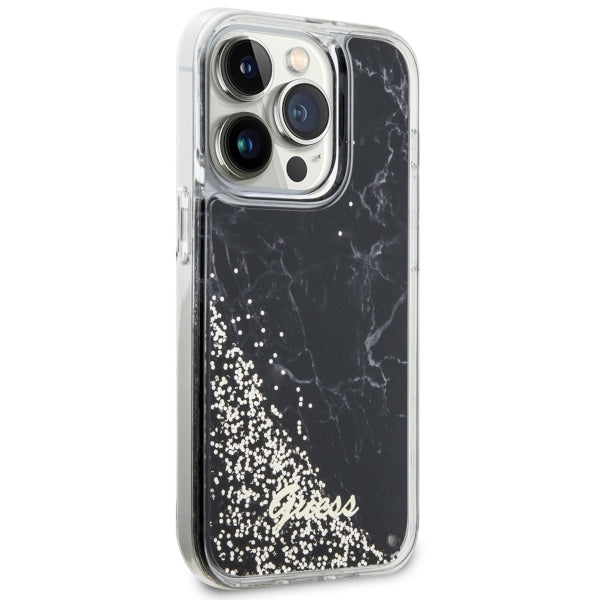 Guess Liquid Glitter Marble Case