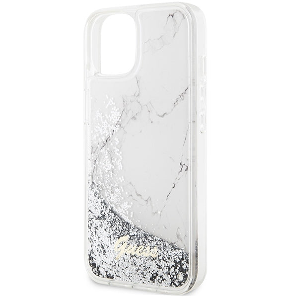 Guess Liquid Glitter Marble Case