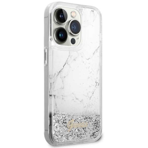 Guess Liquid Glitter Marble Case