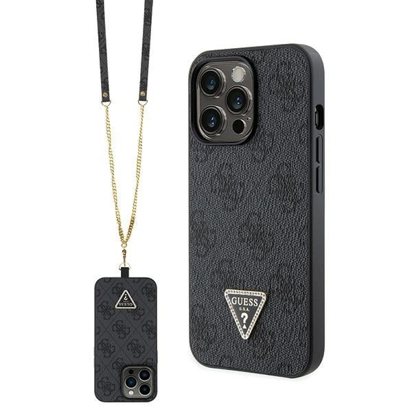 Guess 4G Triangle Strass Case inkl. Kette