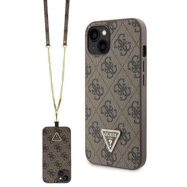Guess 4G Triangle Strass Case inkl. Kette
