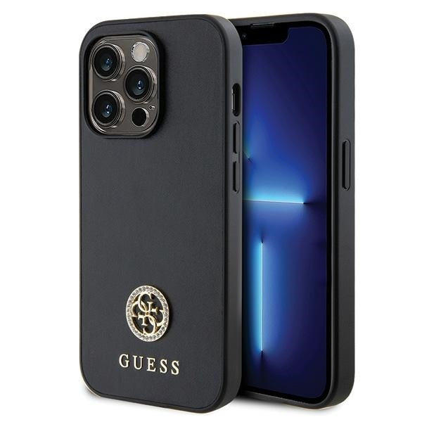 Guess 4G Strass Metal Logo Case