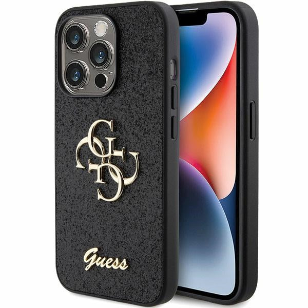 Guess Glitter Script Big 4G Case