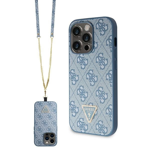 Guess 4G Triangle Strass Case inkl. Kette
