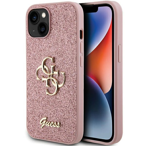 Guess Glitter Script Big 4G Case