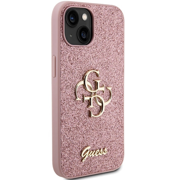 Guess Glitter Script Big 4G Case