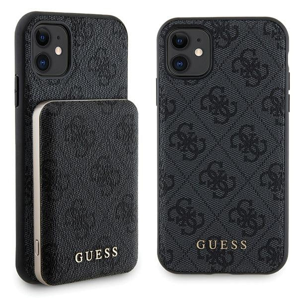 Guess 4G Metal Gold MagSafe Case inkl. MagSafe Powerbank 5000mAh