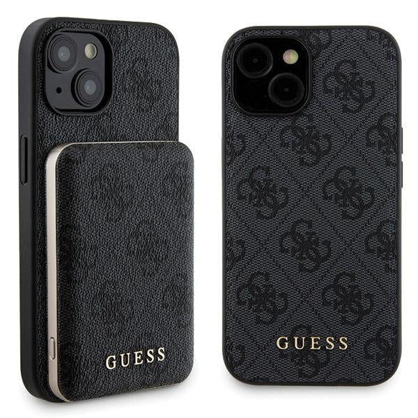 Guess 4G Metal Gold MagSafe Case inkl. MagSafe Powerbank 5000mAh