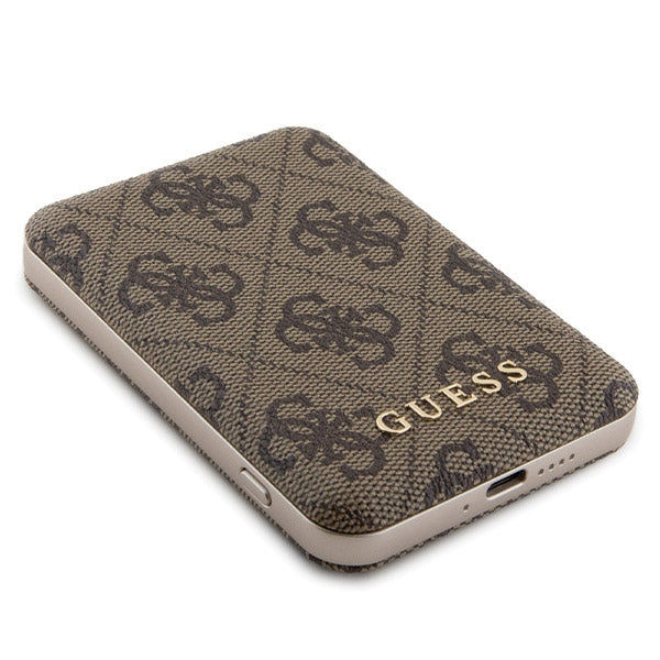 Guess 4G Metal Gold MagSafe Case inkl. MagSafe Powerbank 5000mAh