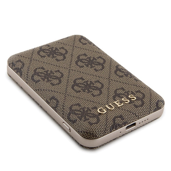 Guess 4G Metal Gold MagSafe Case inkl. MagSafe Powerbank 5000mAh