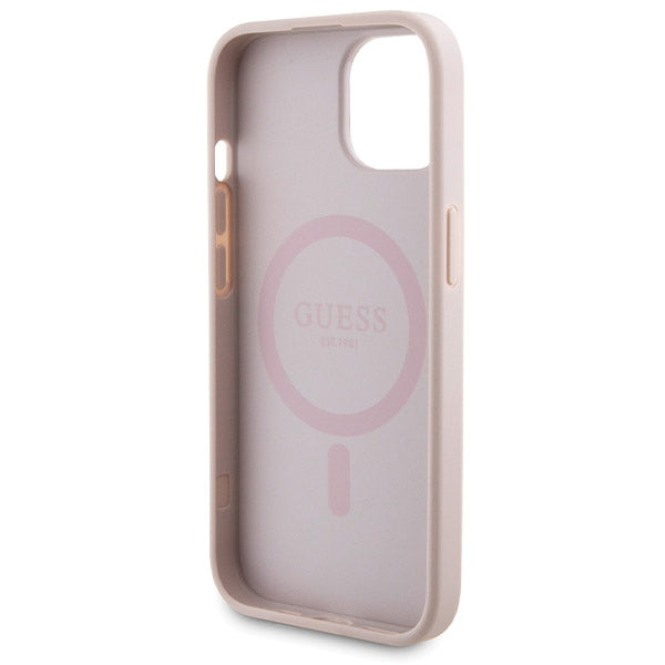 Guess 4G Metal Gold MagSafe Case inkl. MagSafe Powerbank 5000mAh