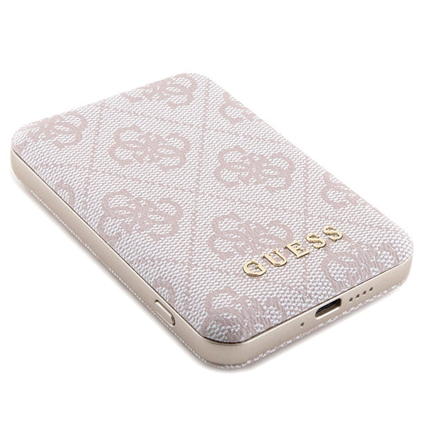 Guess 4G Metal Gold MagSafe Case inkl. MagSafe Powerbank 5000mAh