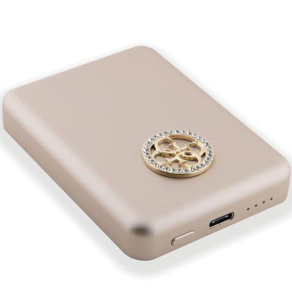 Guess Gold Outline MagSafe Case inkl. MagSafe Powerbank 5000mAh