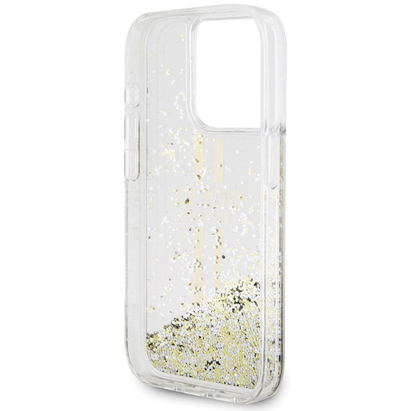 Guess Liquid Glitter Stripes Logo Case