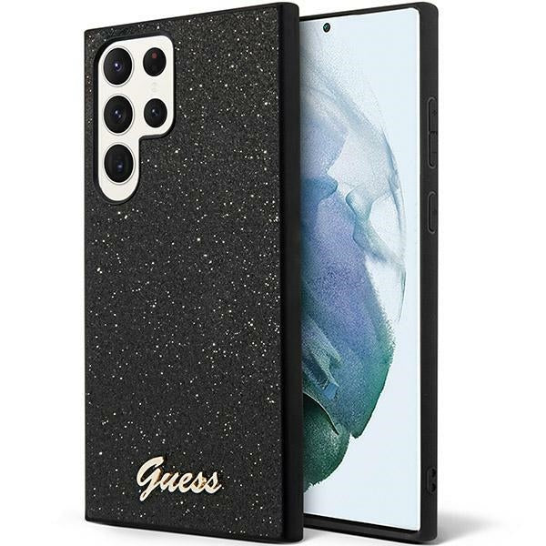Guess Glitter Script Samsung Case