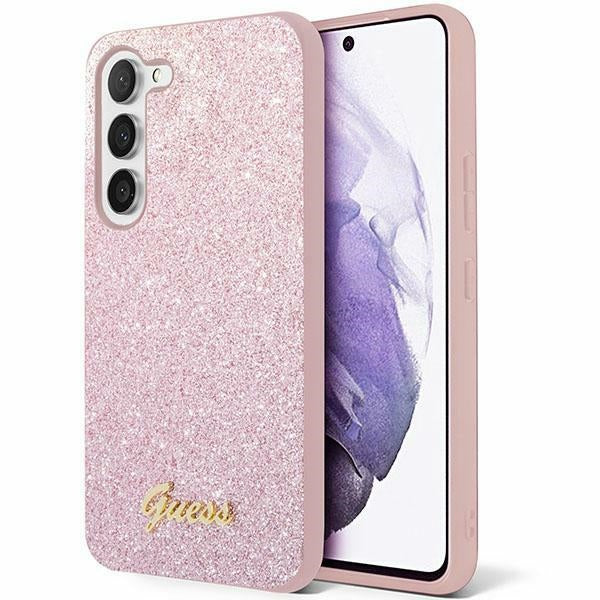 Guess Glitter Script Samsung Case