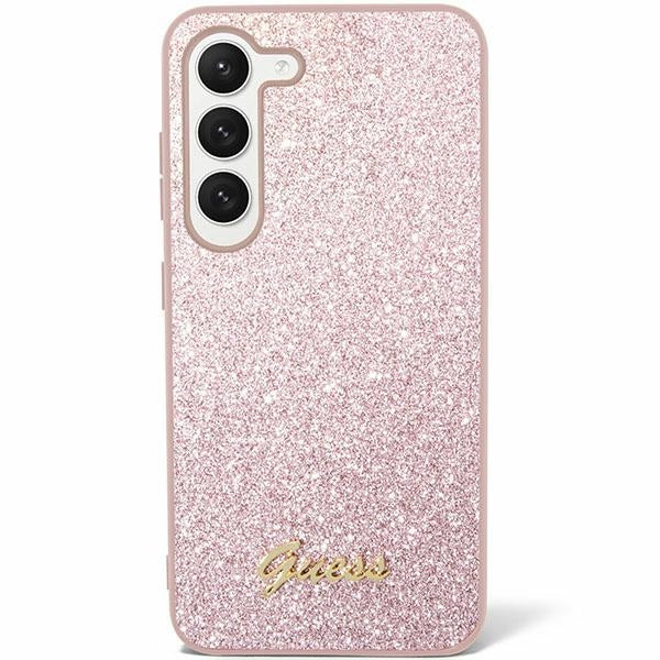 Guess Glitter Script Samsung Case