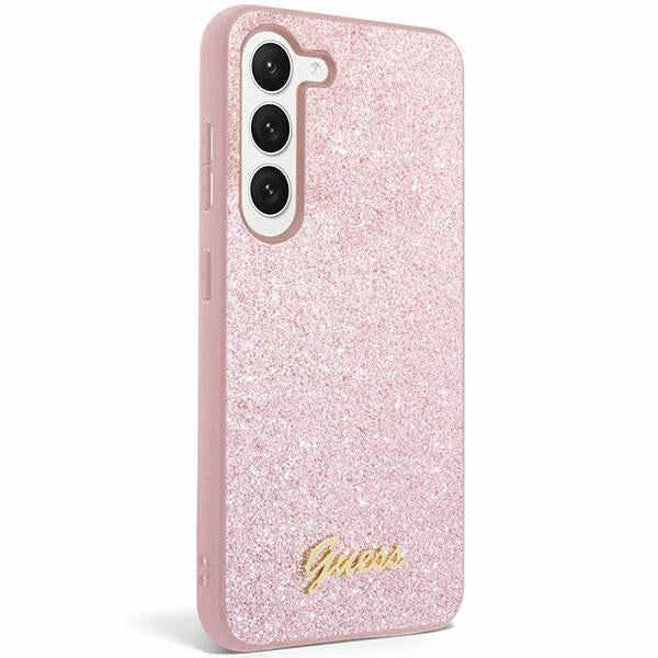 Guess Glitter Script Samsung Case