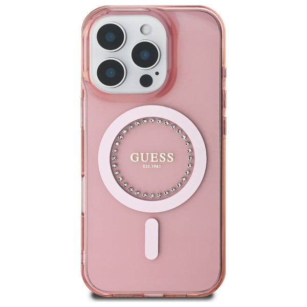 Guess Glitter Rhinestones MagSafe Case