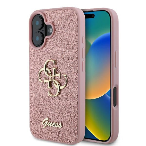 Guess Glitter Script Big 4G Case