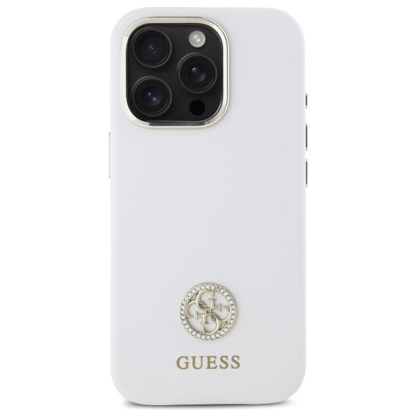 Guess 4G Strass Metal Logo Case