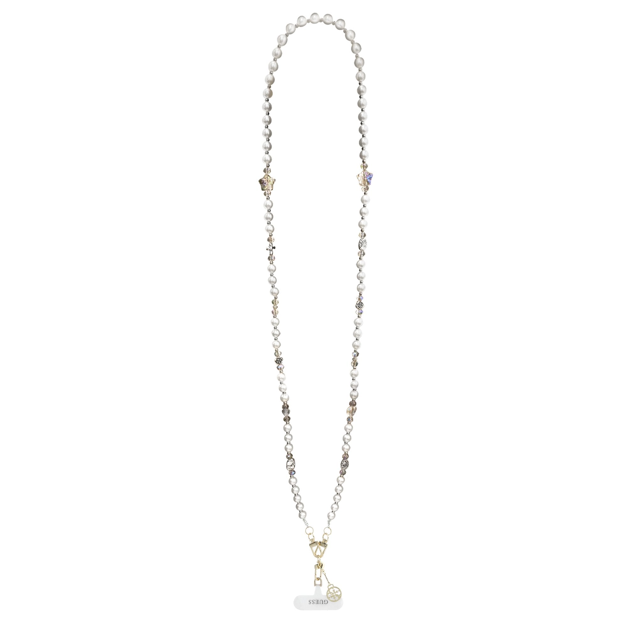 Guess Perlen Handykette Abnehmbarer Crossbody