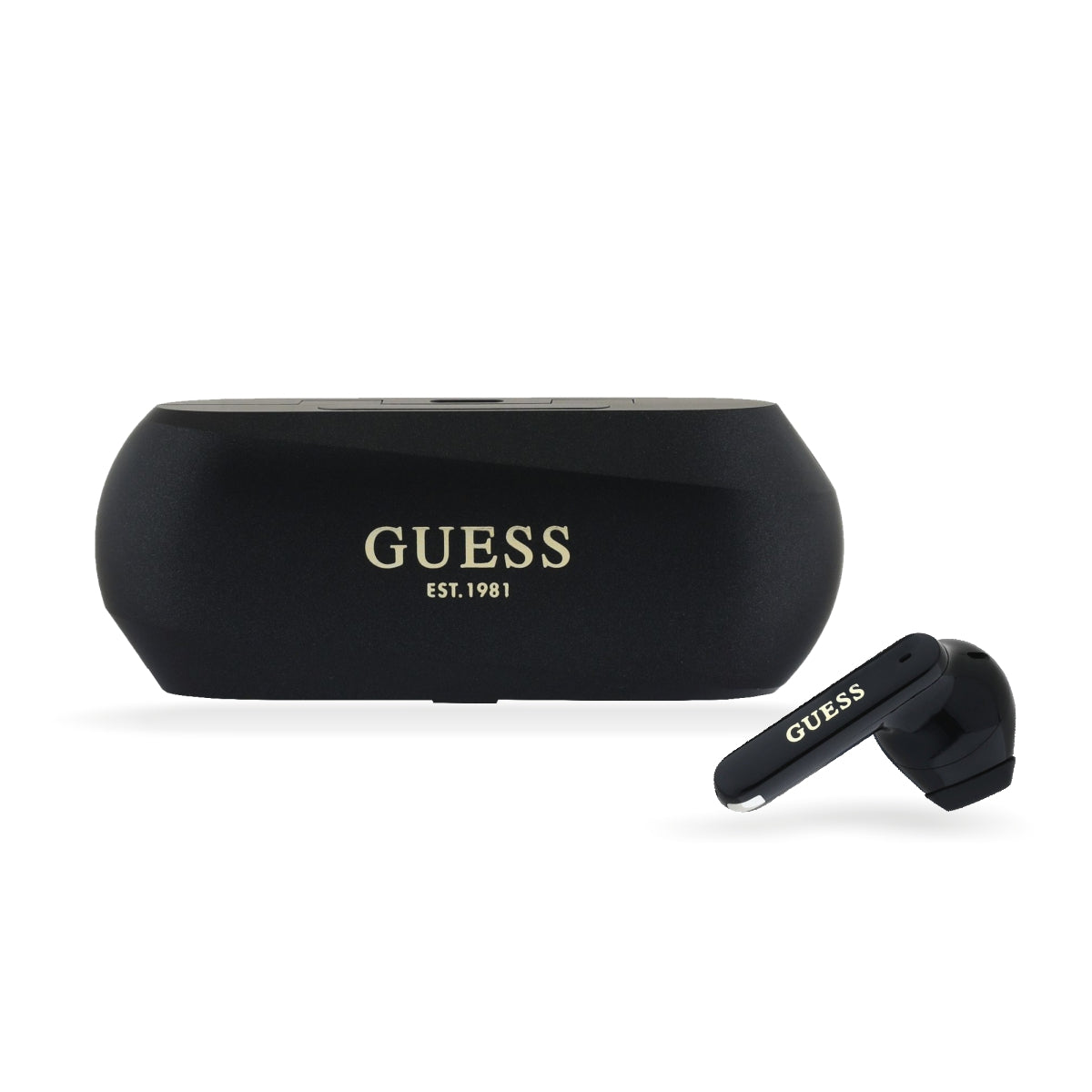 Guess Elongated Metallic TWS - In Ear Bluetooth Kopfhörer (mit Akkuanzeige)