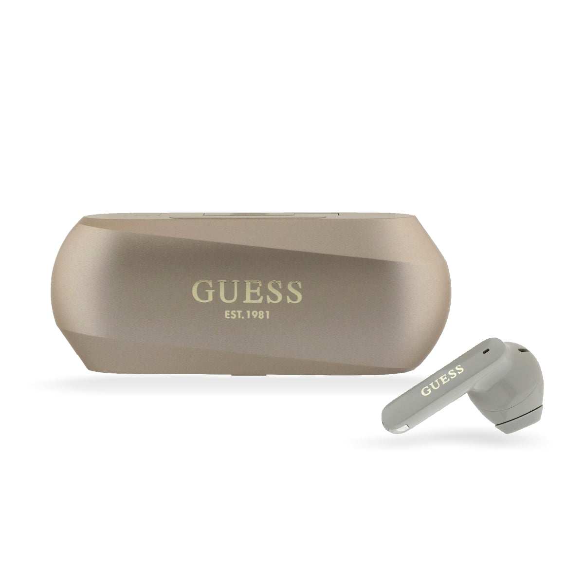 Guess Elongated Metallic TWS - In Ear Bluetooth Kopfhörer (mit Akkuanzeige)