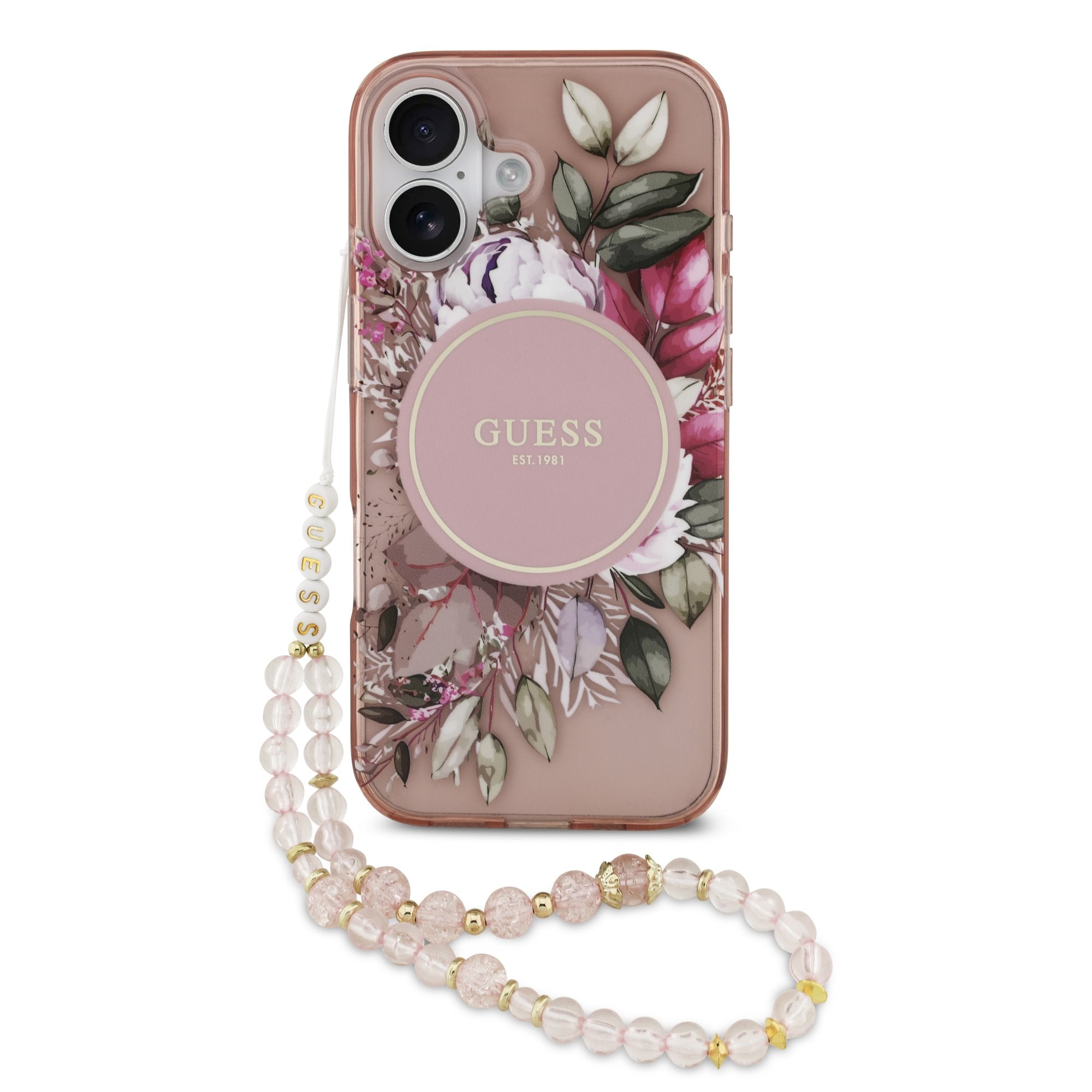 Guess Bouquet Flowers MagSafe Case inkl. Kette