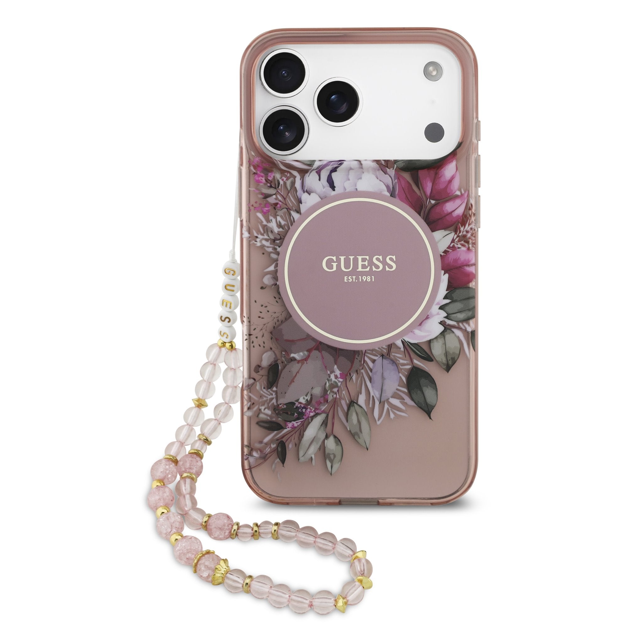 Guess Bouquet Flowers MagSafe Case inkl. Kette