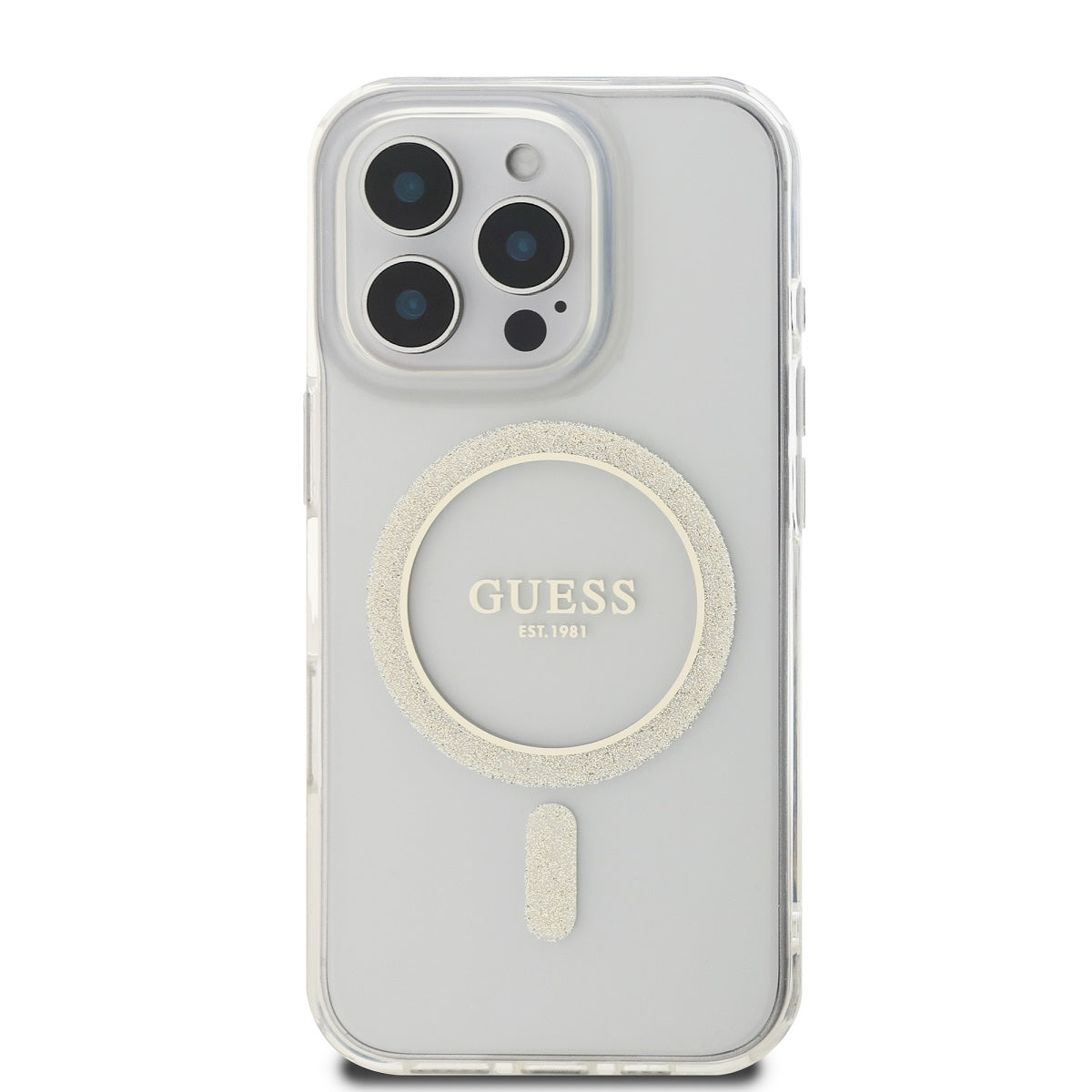 Guess Glitter Ring MagSafe Case