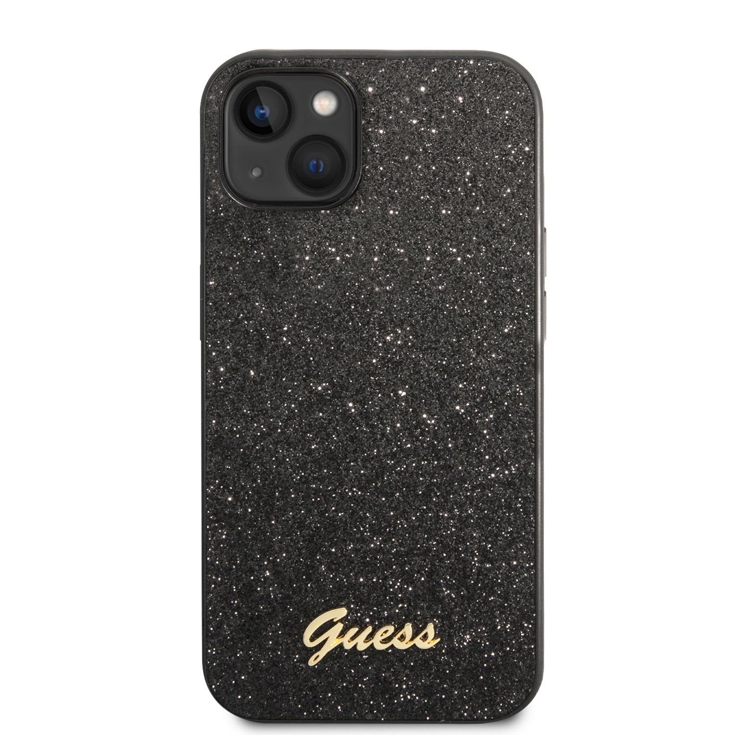 Guess Glitter Script Logo Case