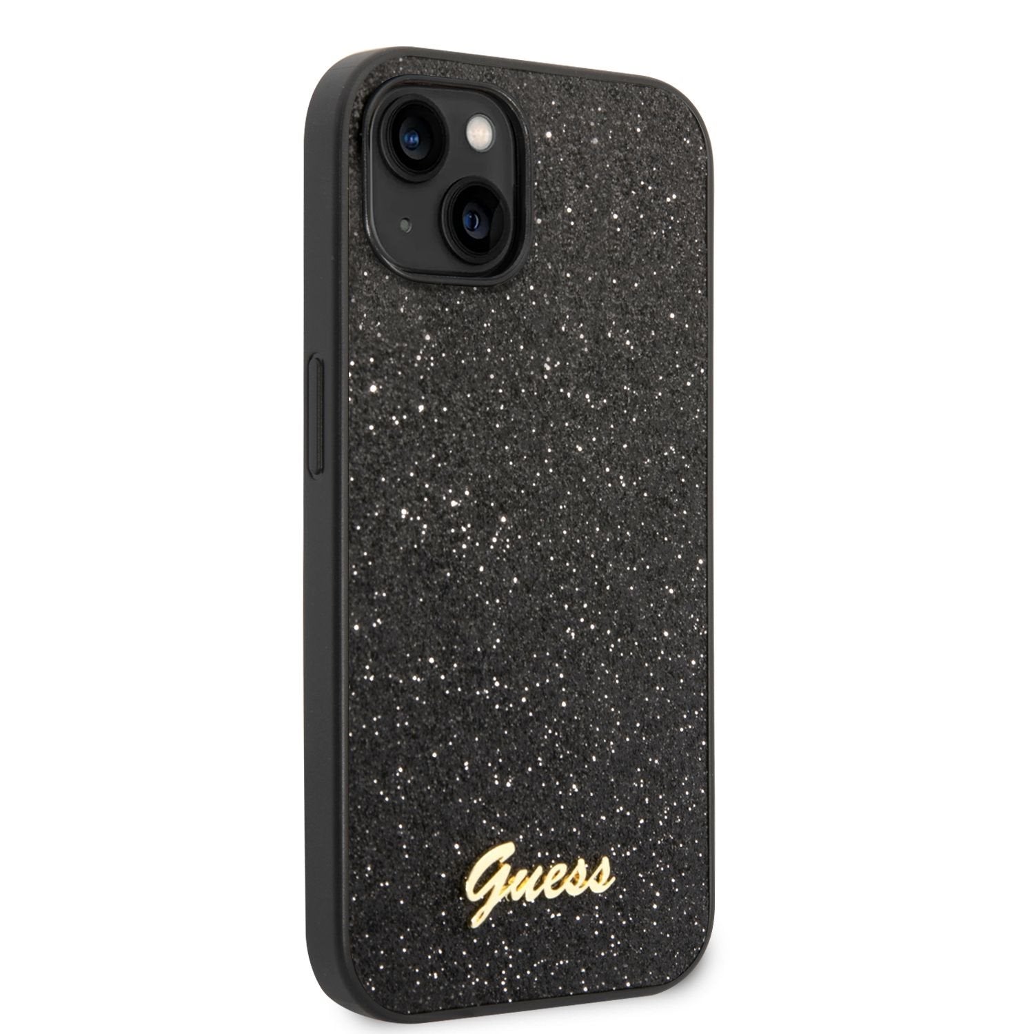 Guess Glitter Script Logo Case