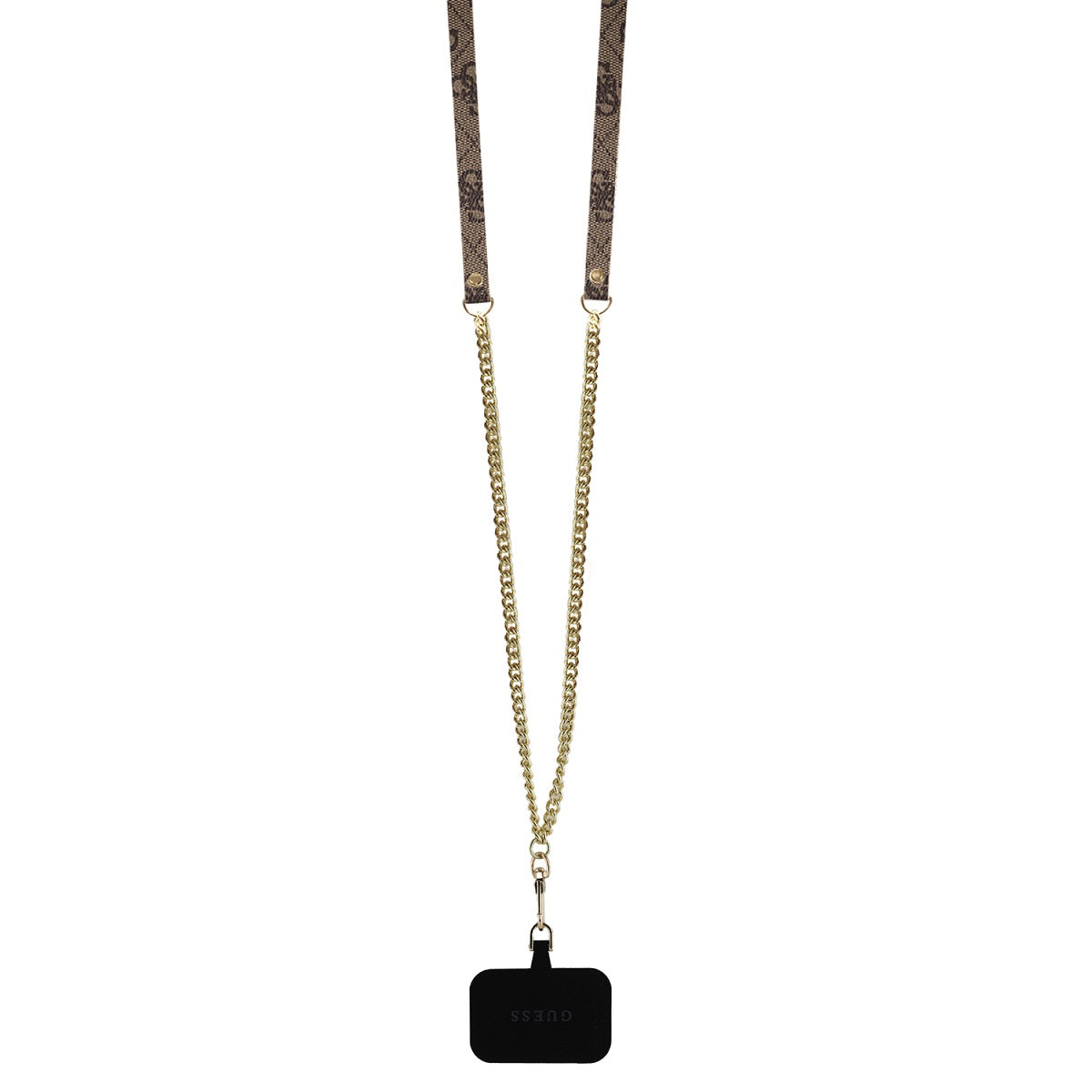 Guess 4G Triangle Strass Case inkl. Kette
