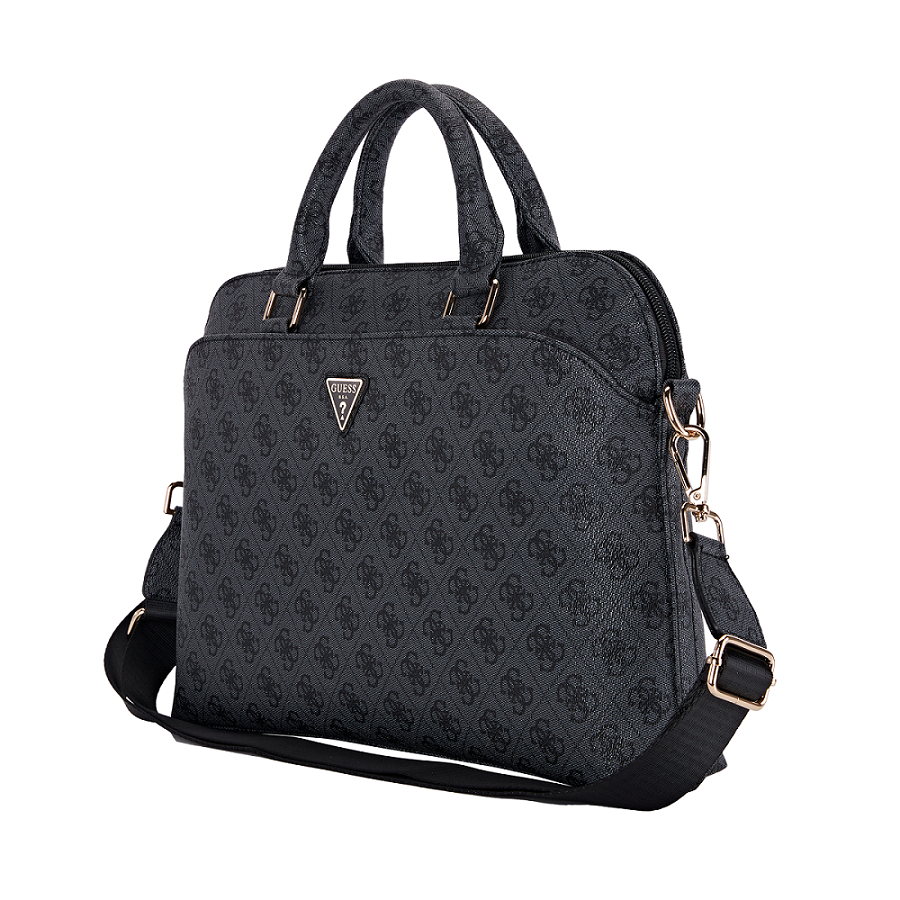 Guess Grained Triangle Logo Laptoptasche Macbook 15/16 Zoll