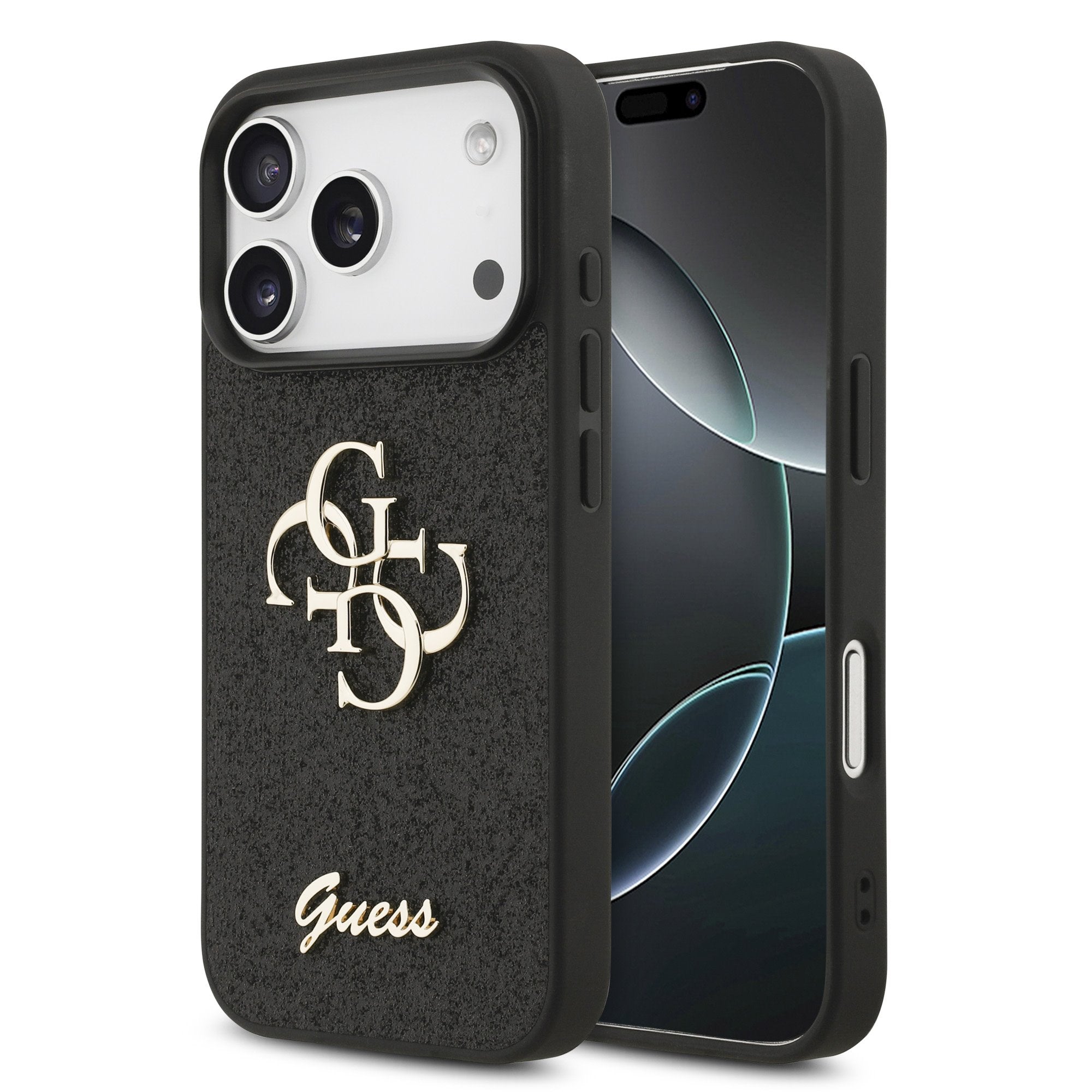 Guess Glitter Script Big 4G Case