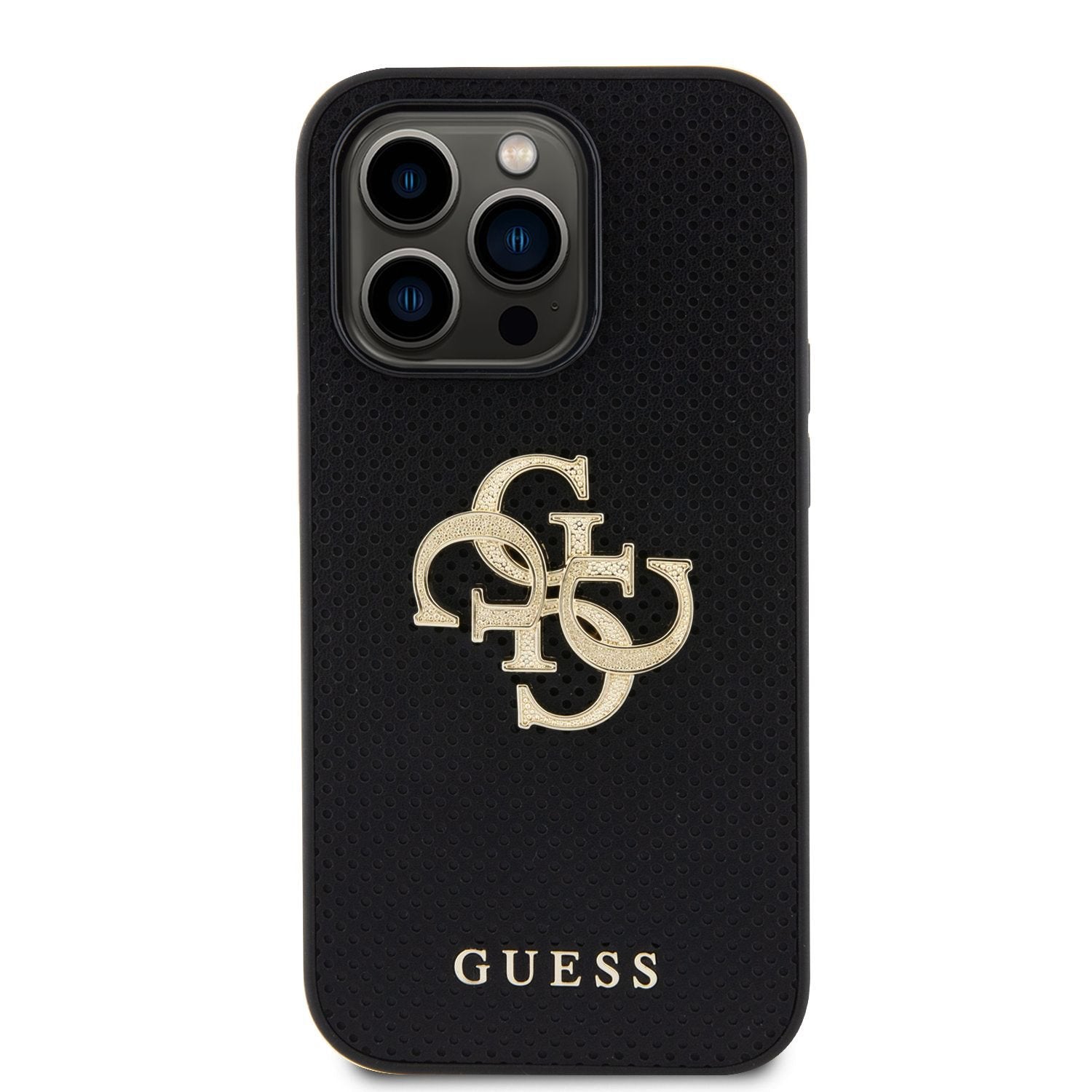 Guess 4G Glitter Big Metal Logo Case