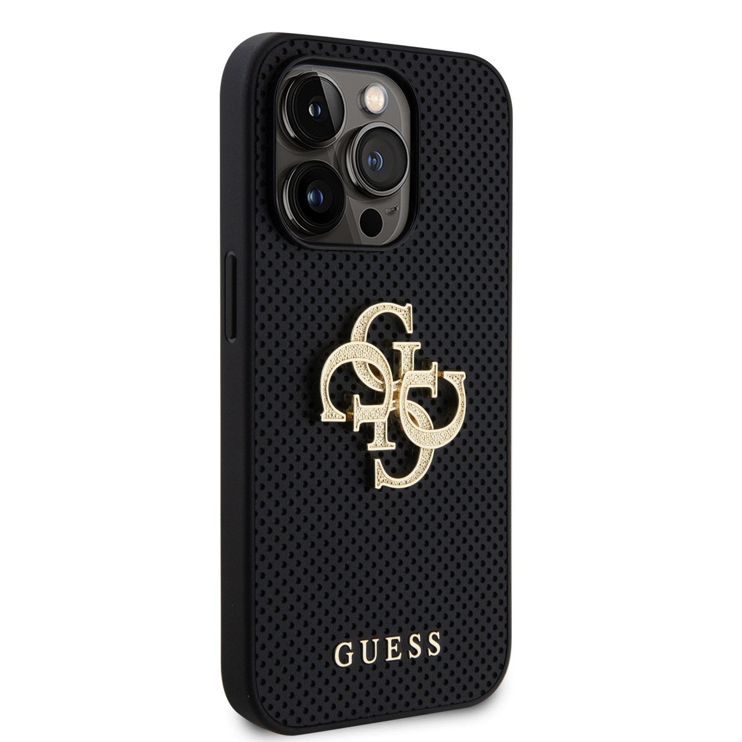 Guess 4G Glitter Big Metal Logo Case