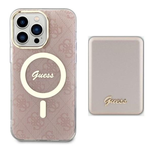 Guess 4G MagSafe Case inkl. MagSafe Powerbank 5000mAh