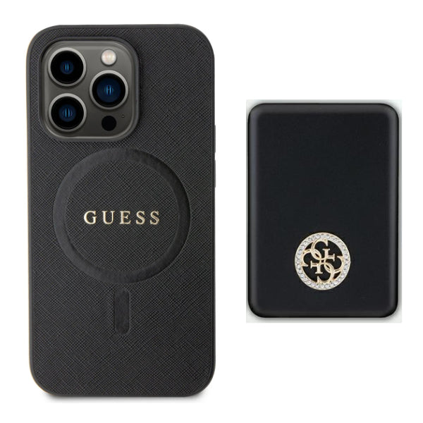 Guess Saffiano MagSafe Case inkl. MagSafe Powerbank 5000mAh