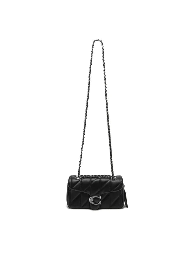 Coach Tabby 20 Schultertasche Nappaleder schwarz