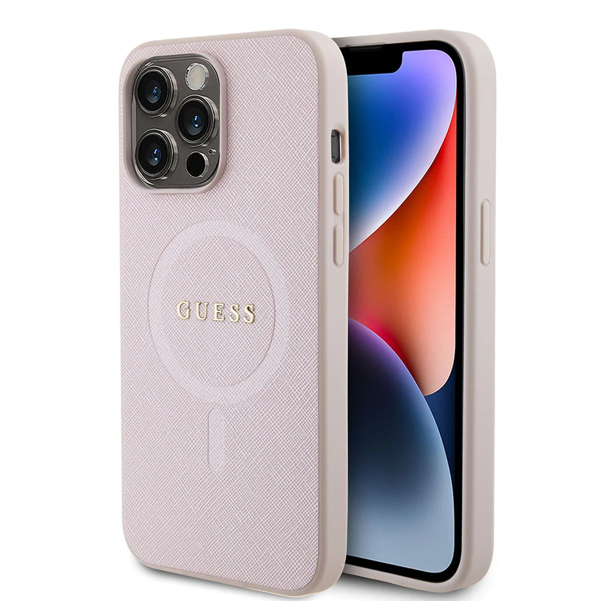 Guess Saffiano MagSafe Case inkl. MagSafe Powerbank 5000mAh