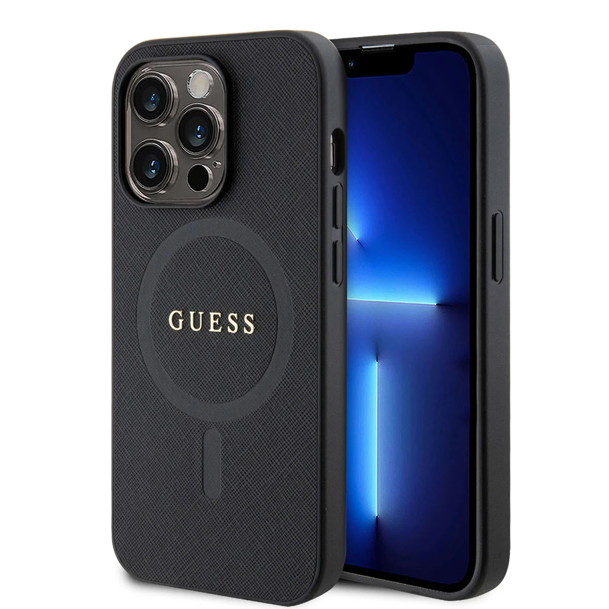Guess Saffiano MagSafe Case inkl. MagSafe Powerbank 5000mAh