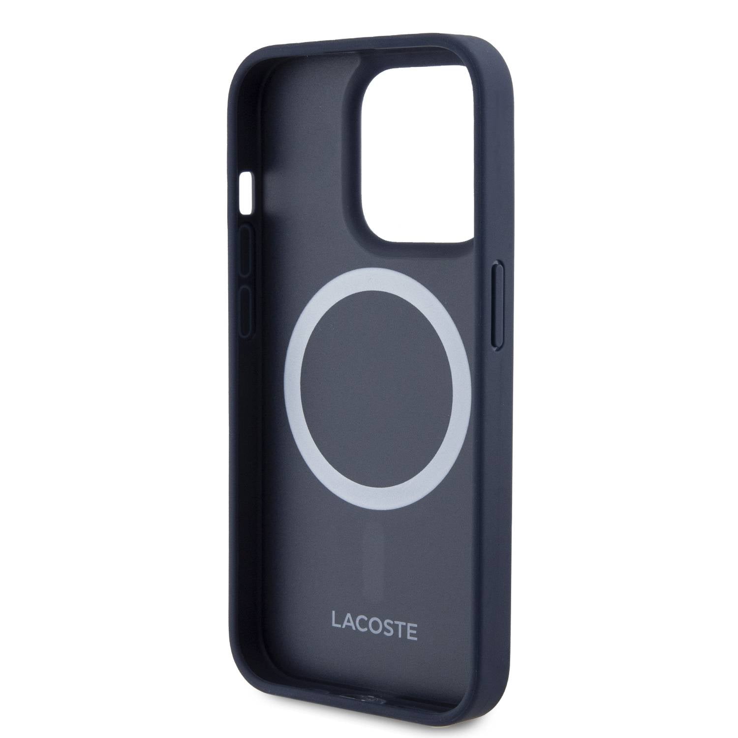 Lacoste Blend Monogram Magsafe Case Dunkelblau