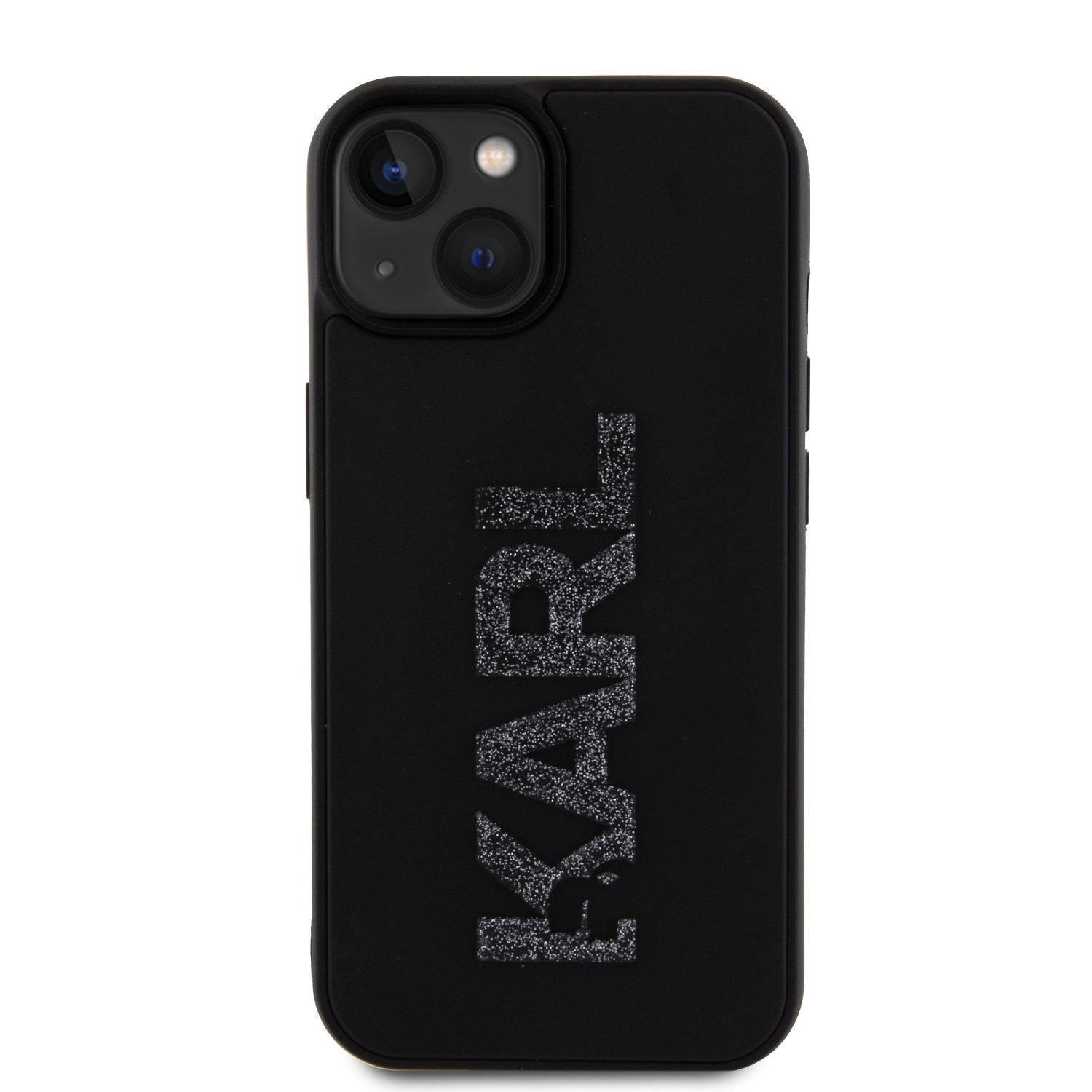 Karl Lagerfeld 3D Rubber Glitter Logo Case