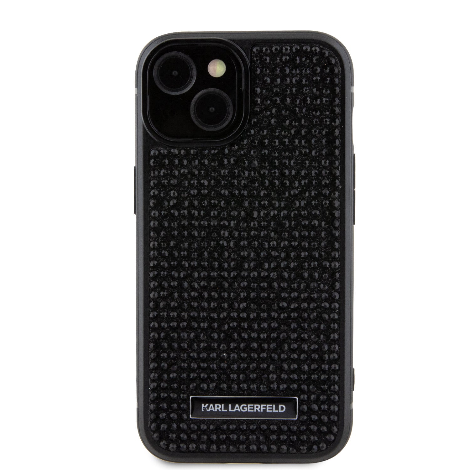 Karl Lagerfeld Rhinestone Metal Logo Case