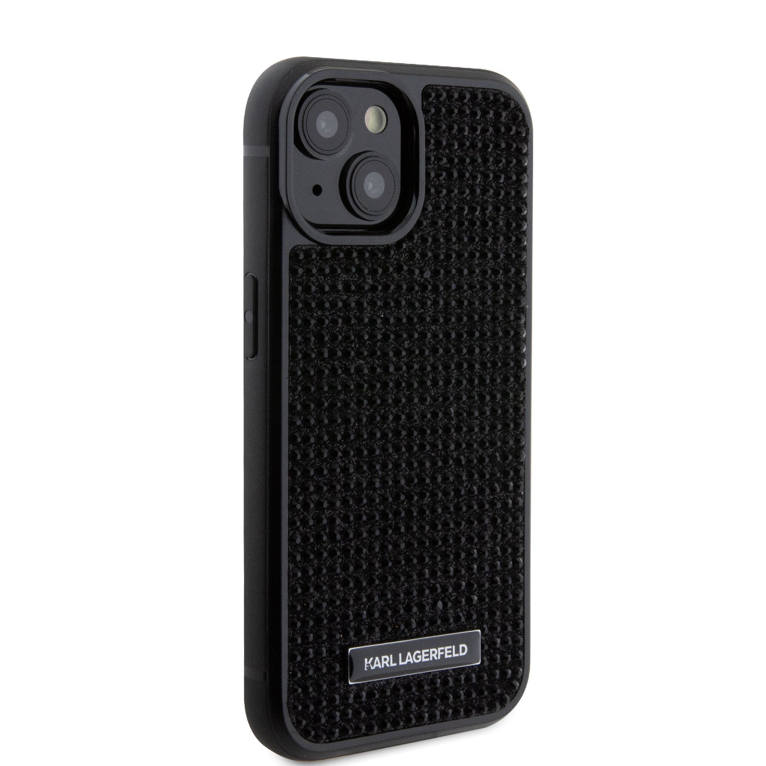 Karl Lagerfeld Rhinestone Metal Logo Case
